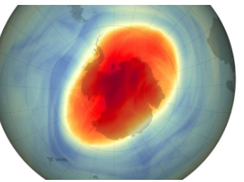 NASA和NOAA的科学家表示2022年臭氧洞继续缩小