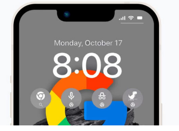 谷歌的新锁屏小部件来到IOS16