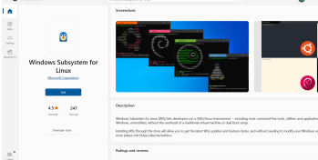 适用于Linux的Windows子系统现已在微软Store全面上市