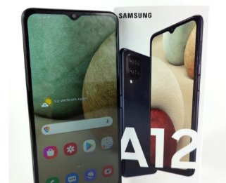 三星Galaxy A12智能手机配备6.5英寸屏幕