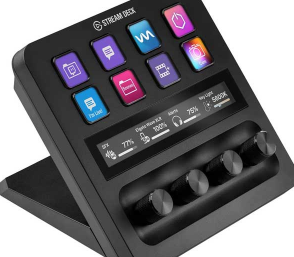 带有触摸屏和四个旋转控件的Elgato Stream Deck+