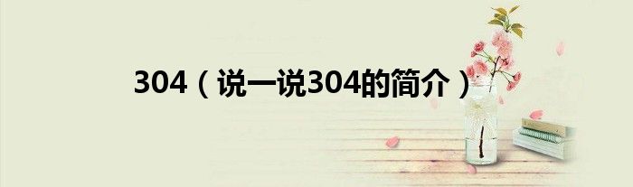 304（说一说304的简介）