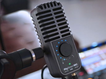 IRIG STREAM MIC PRO让您仅用一部IPHONE就可以专业地录制您自己的播客