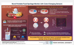 釜山国立大学研究人员开发出便携式变色食品腐败传感器