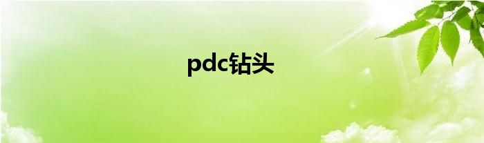 pdc钻头