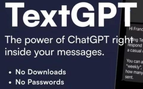 TextGPT允许您从手机的消息应用程序中使用ChatGPT AI