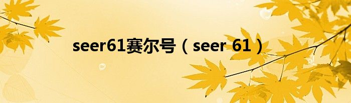 seer61赛尔号（seer 61）