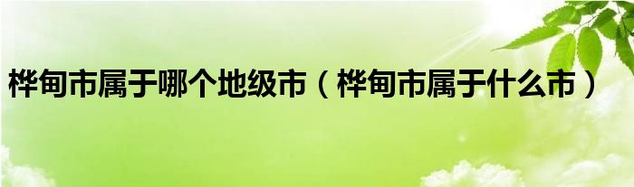 桦甸市属于哪个地级市（桦甸市属于什么市）