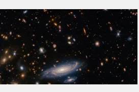 天文学家利用詹姆斯韦伯太空望远镜发现新生星系