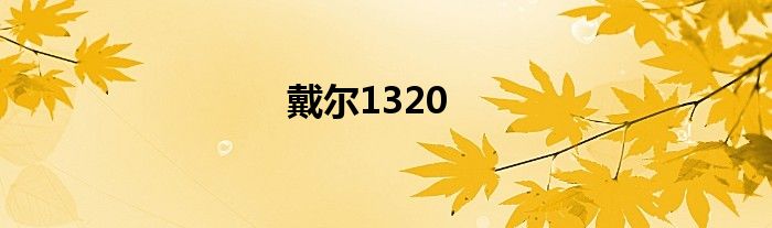 戴尔1320